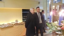 Primo Panaccia e Leonardo Michelini all'inaugurazione di Schenardi